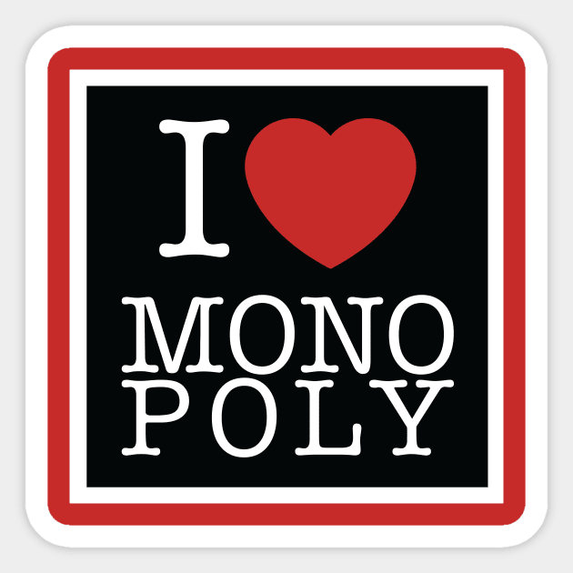 Mono + Poly Sticker by RollForTheWin